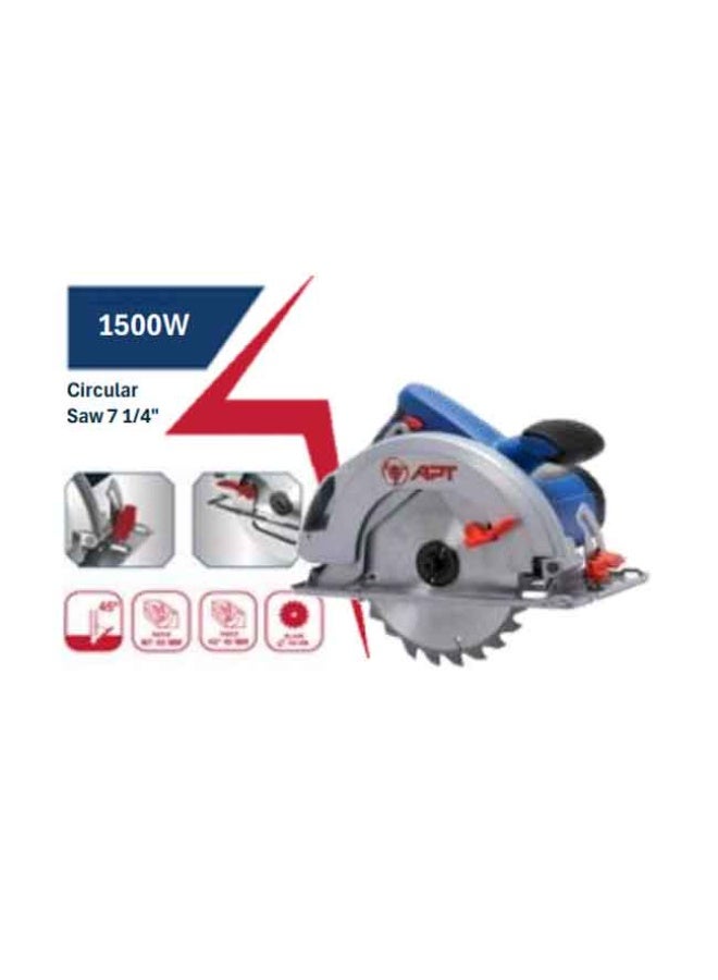 ايه بي تي منشار صنية  1500 وات 7.25 بوصه موديل APT DW07230 - Image 2